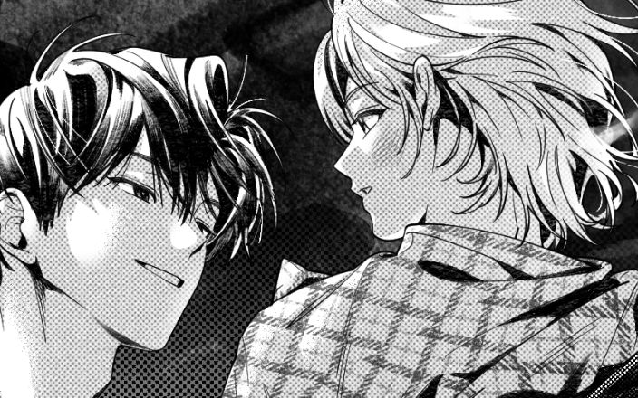 ベタ塗りで表現するダイナミックな白黒キャラクターイラスト